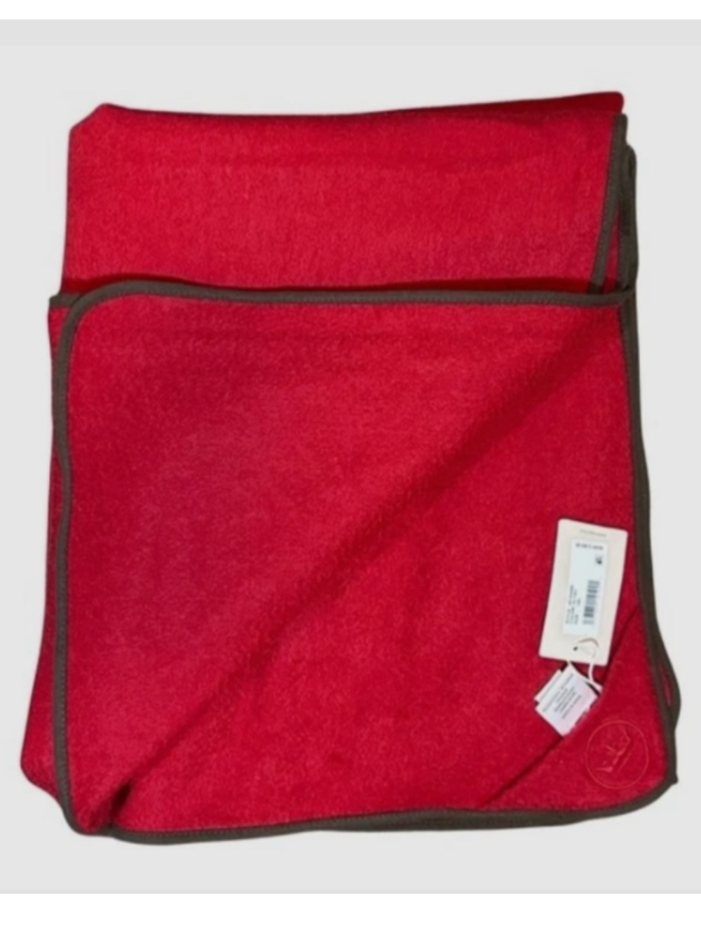 Crown Crafted Peter Millar Red Cashmere Throw Blanket